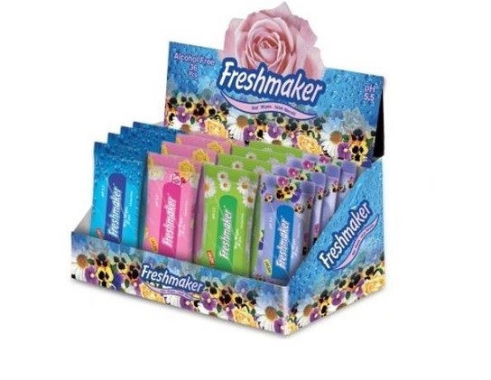 FRESHMAKER ISLAK CEP MENDİLİ 36'LI  KL:8